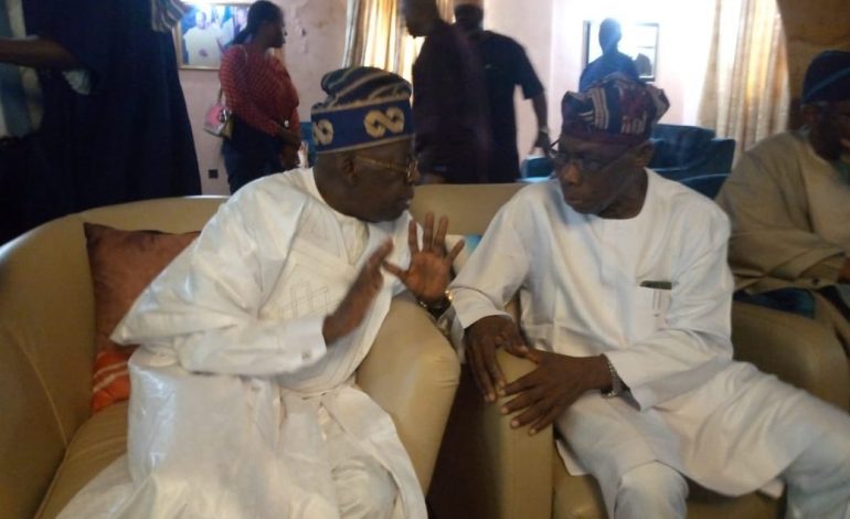 Tinubu Holds Closed-door Meeting With Obasanjo In Abeokuta