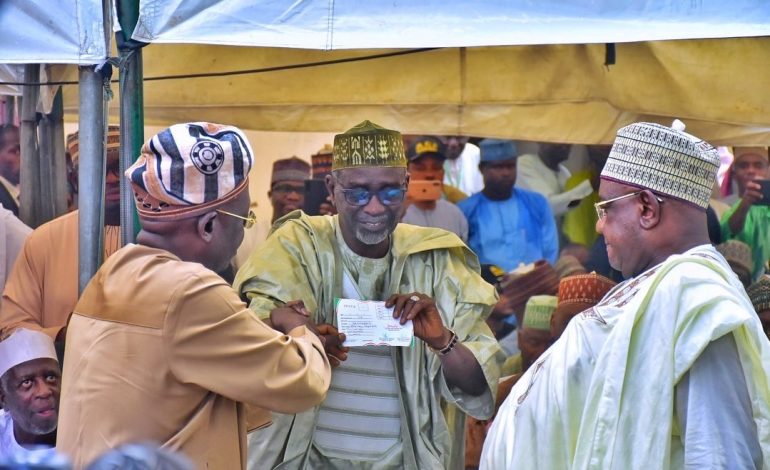  In Pictures: Atiku, Ayu Other Party Bigwigs  In Attendance As Senator Ibrahim Shekerau Returns To PDP In Kano