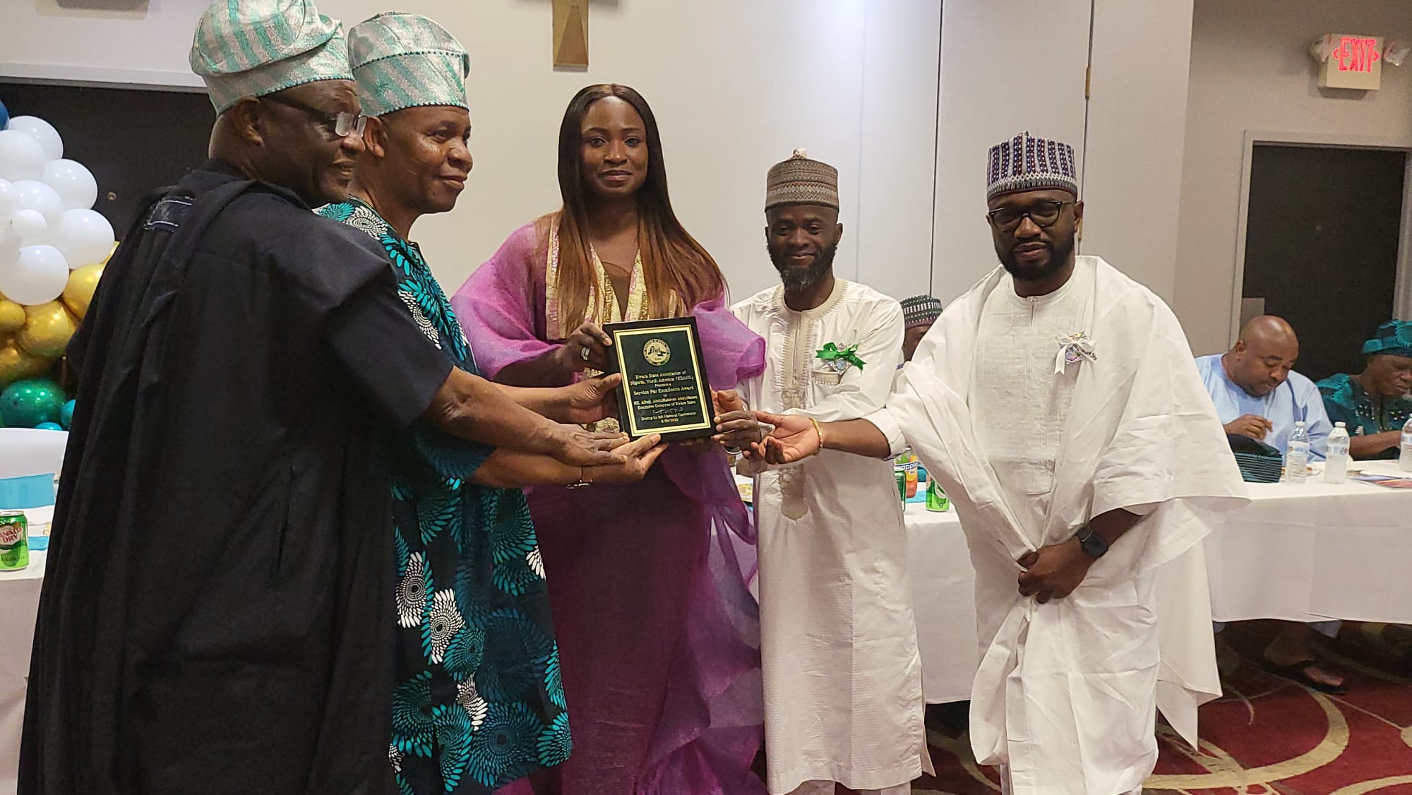 Gov Abdulrasaq,  Jamiu Oyawoye, Raheem Oladimeji  Honoured At KSANG 2022 Awards Ceremony In US