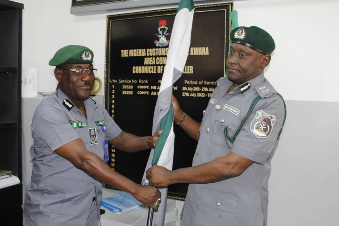 Aliyu Bello Takes Over As Kwara Customs Chief…Promises To Build On  Outgoing Controller’s  Achievements