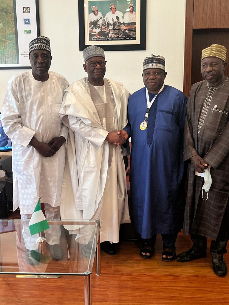 Newly Inducted NIPR Fellow Saad Salahu Visits President Buhari’s Chief Of Staff In Abuja