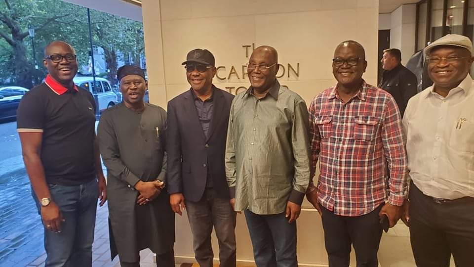 Atiku Holds Closed-Door Meeting With Gov Wike In London