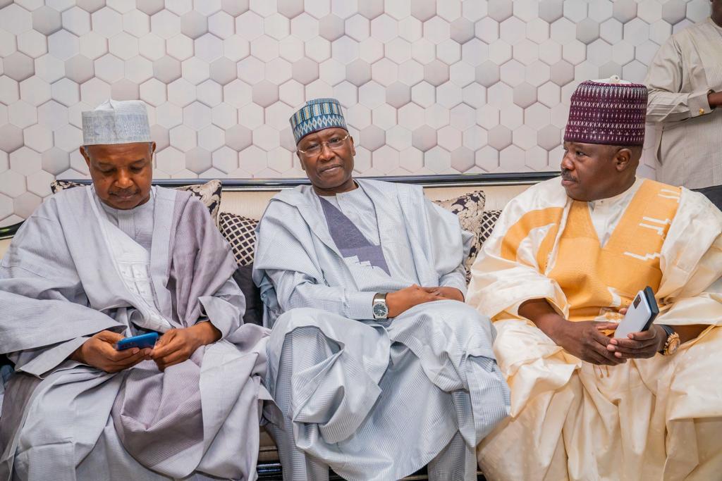 In Pictures: Gov Bagudu Attends Wedding Of Gov Inuwa Yahaya’s Son In Gombe