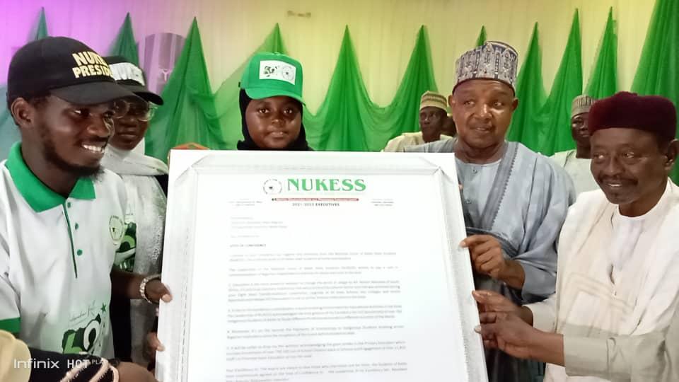 Gov Bagudu Honoured By NUKESS  For Revolutionizing Education  In Kebbi