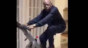 Tinubu Posts Video Of Himself On Treadmill To Prove Fitness As Atiku Takes Dance Steps To ‘Market’ 5-Star Recovery Plan