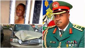 Army General  Accidentally  Run Over By  Drunk Corporal  In Lagos