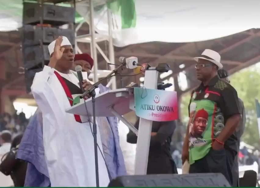 2023 : Atiku Promises To End  ‘Insecurity’ If Elected President As Police, APC Say Hoodlums Didn’t Attack His Convoy In Maiduguiri