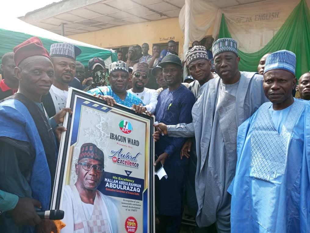 2023 Guber Election:   It’ll Be ‘Easy Win’ For  Gov AbdulRazaq In Ibagun Ward-Ibagun APC Bigwigs  