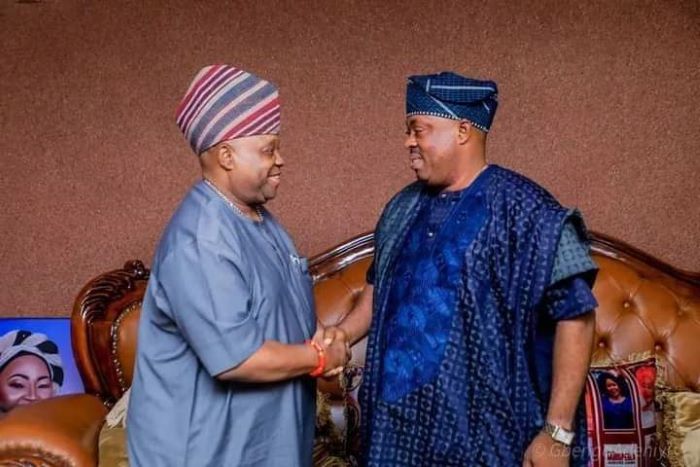 Speaker Owoeye Visits Gov Adeleke In Ede, Promises To Cooperate With Him  In Achieving  5-Point Agenda