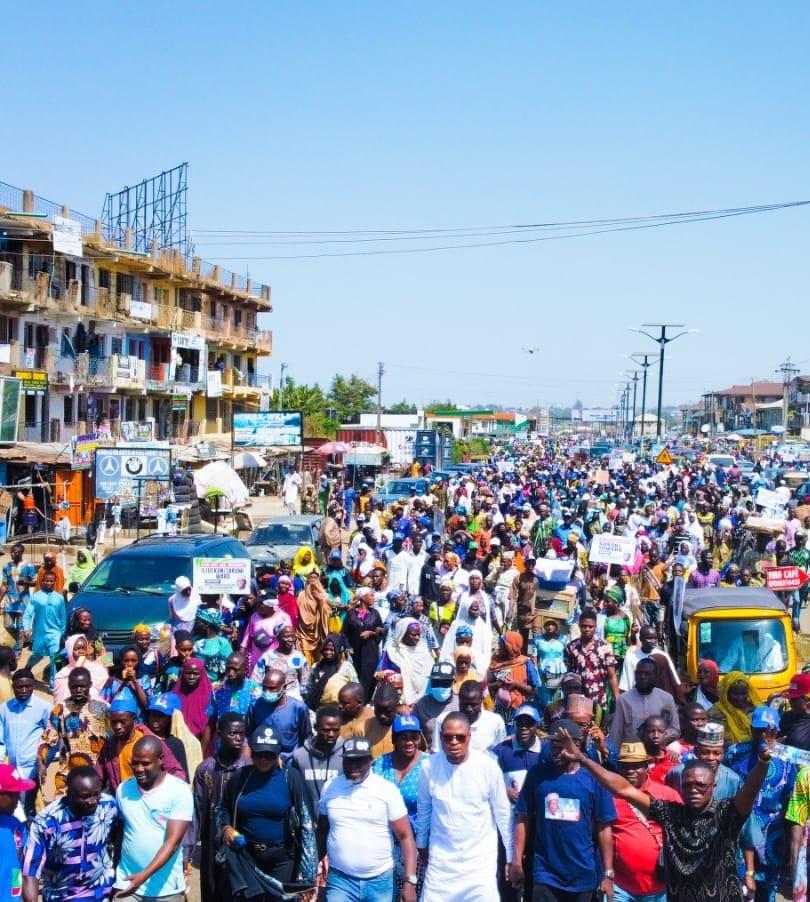 2023 Guber Election:  APC Supporters Take To Ilorin Streets To Declare Support For Gov Abdulrazaq