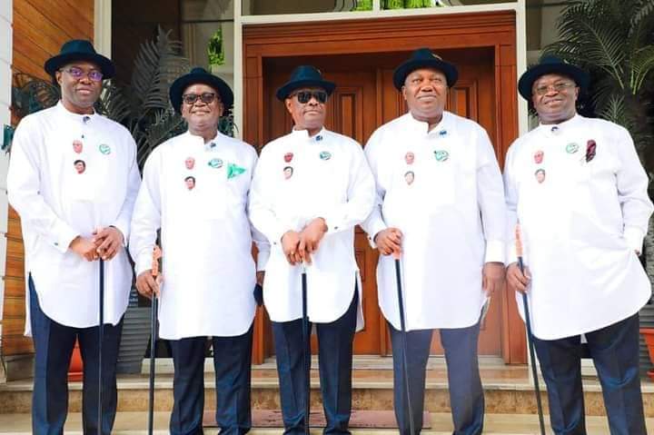 2023 : G-5 Governors Meet In Lagos , Insist They’ll Not Campaign For Atiku