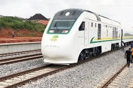 Dejected Man Who Lost N35,000  Sits On Railway Track In Lagos, Train Driver Forced To Stop