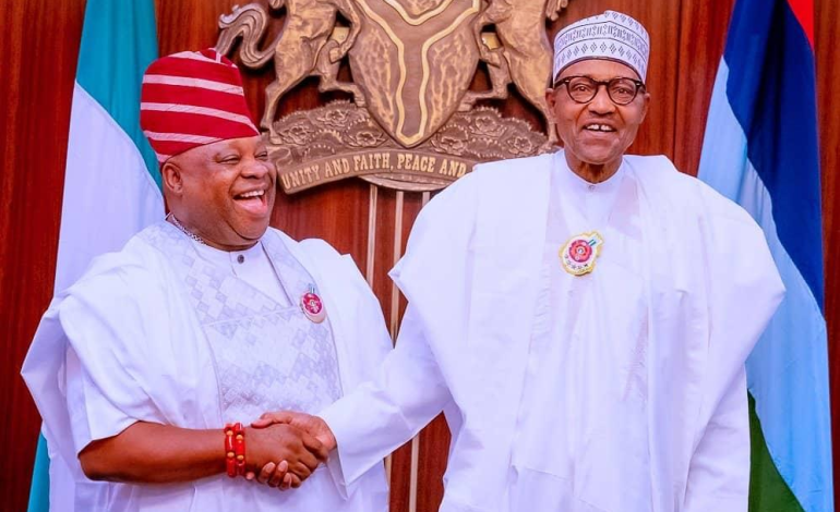 In Picture: Adeleke Makes First Visit To Presidential Villa As Osun Governor