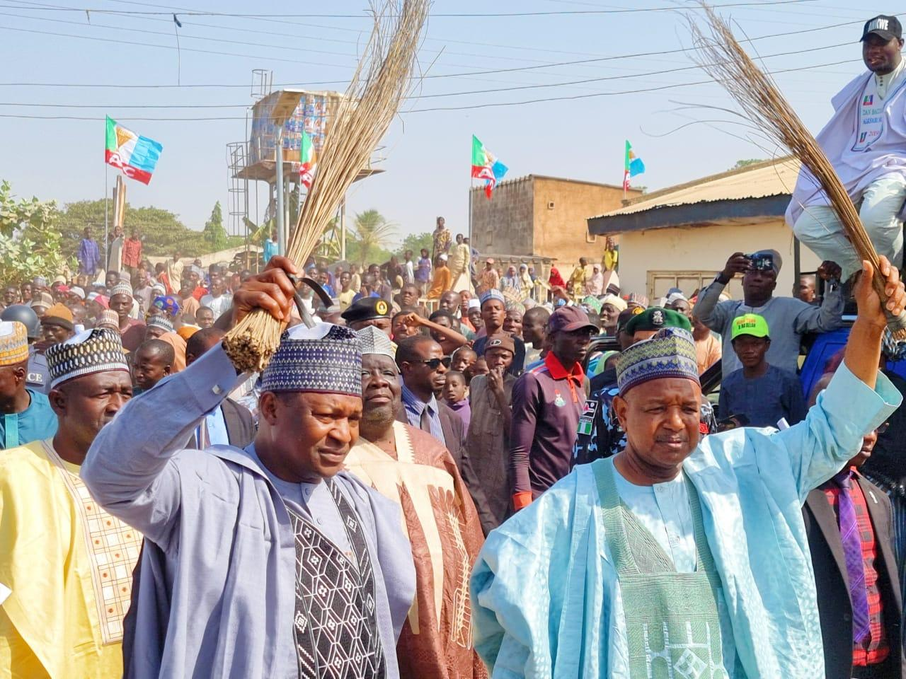 Gov Bagudu, Justice Minister Campaign For Tinubu, Kaura, Other APC Candidates In Warrah