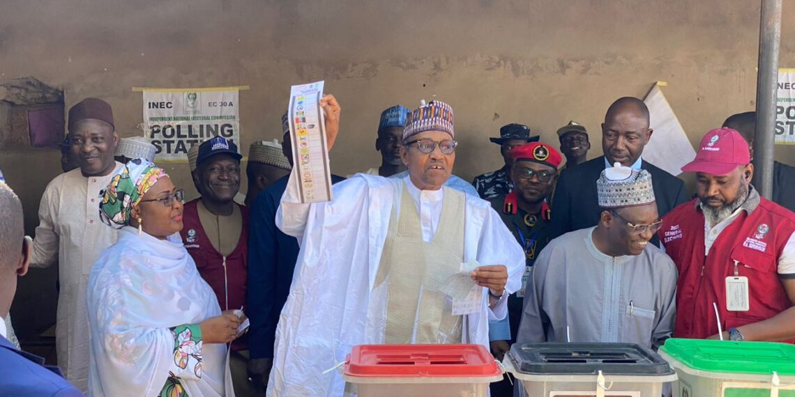 In Pictures: Political Bigwigs Cast Their Ballots In Kwara , Adamawa, Osun,  Other States