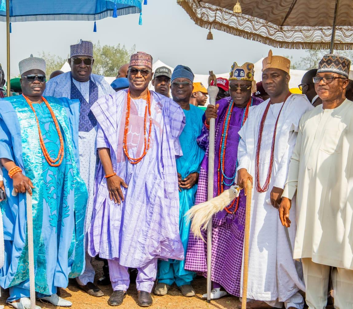 Gov Abdulrazaq Honoured With Chieftaincy Title As Isin Monarchs Declare Support For His Re-Election Bid