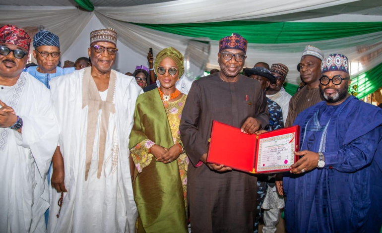 Gov Abdulrazaq Receives Certificate Of Return In Ilorin, Says He’ll remain Responsive, Empathetic