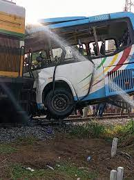  Train Hits BRT Bus In Lagos … Number Of Casualties Unknown