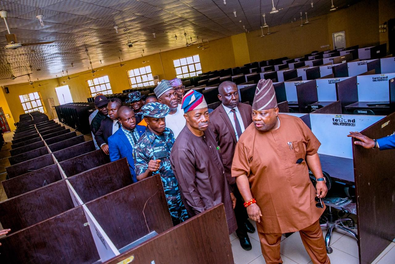 Gov Adeleke Makes Inspection Visit To University of Ilesa, Gives Update On Ilesa Water Project, Mining