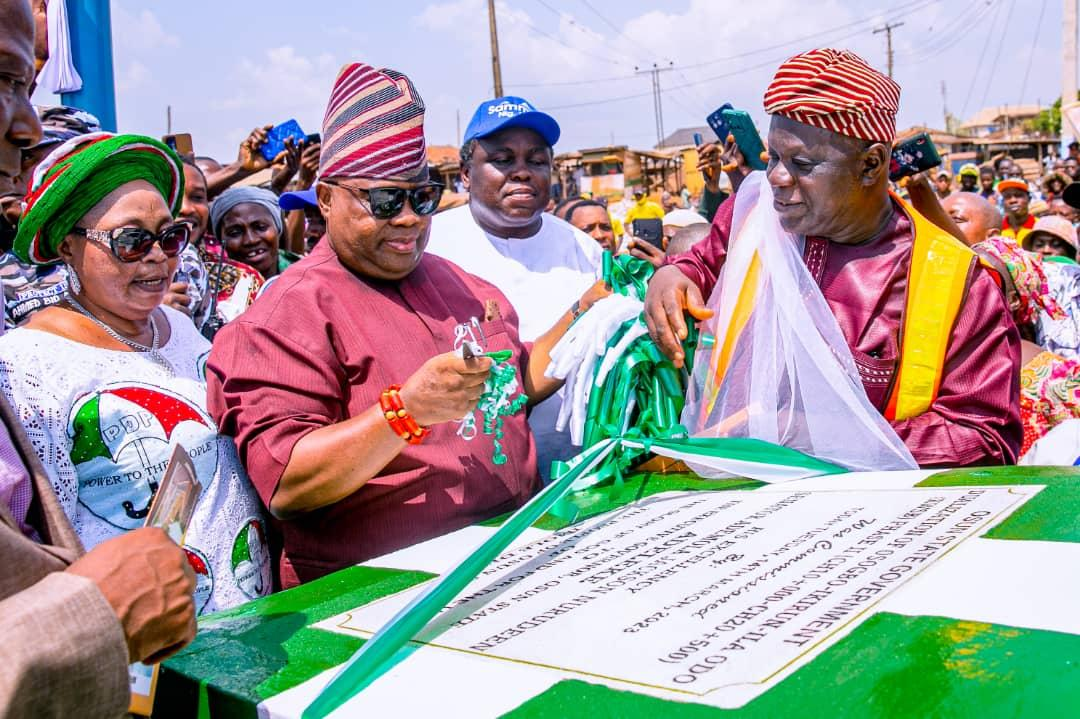 Gov Adeleke Inaugurates 2nd Phase Of  Osogbo – Ikirun – Ila Odo  Road Project, Urges Good Maintenance Culture