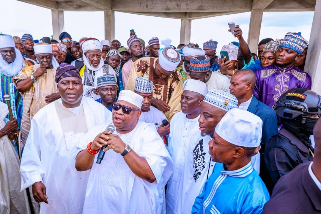 Eid-el-Fitr: Gov Adeleke Attends Eid Prayer In Osogbo , Promises To Fix Ilesa Garage-Testing Ground Road