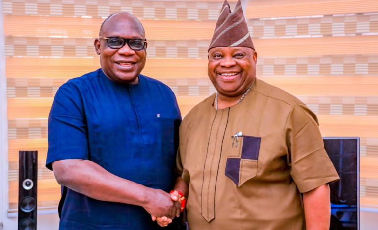 Gov Adeleke Discusses Osun Mining License Retrieval During Meeting With NMCA DG In Abuja