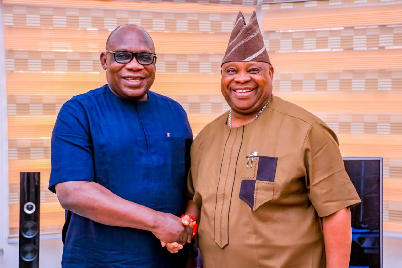 Gov Adeleke Discusses Osun Mining License Retrieval During Meeting With NMCA DG In Abuja