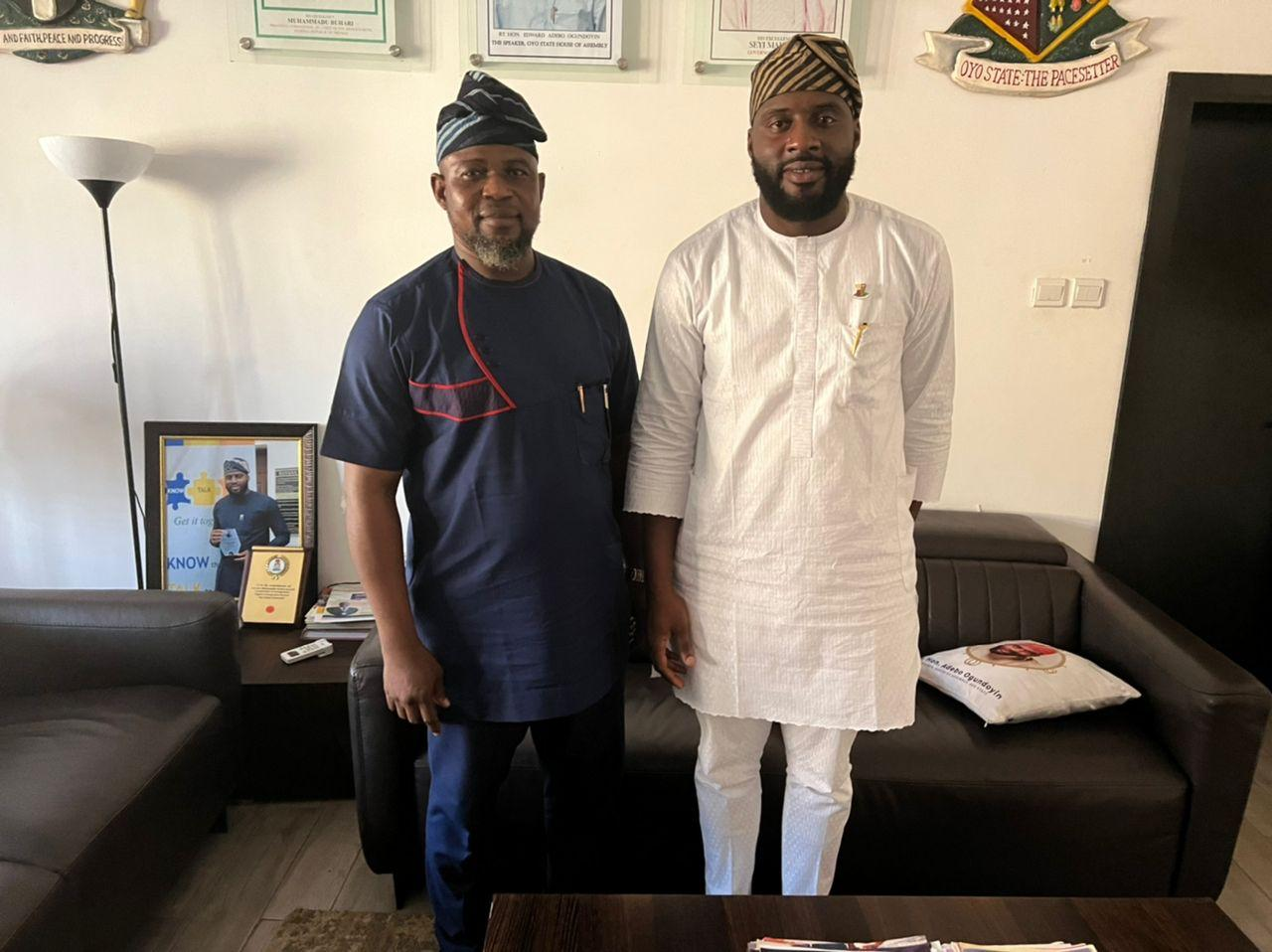 Former Oyo LP Guber Candidate Discusses Proposed Chieftaincy Law Amendments During Meeting With  Speaker Ogundoyin In Ibadan