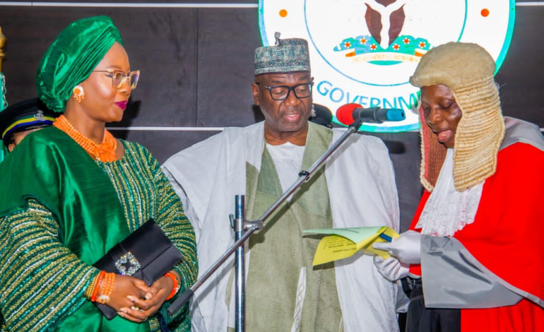 Abdulrahman  Abdulrazaq Sworn In For 2nd  Term As  Kwara Governor…Announces  New Scholarship, Housing Schemes