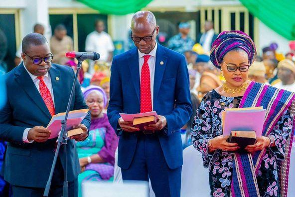 In Pictures:  Gov Sanwo-Olu Swears In  SSG, Chief Of Staff, Others In Lagos