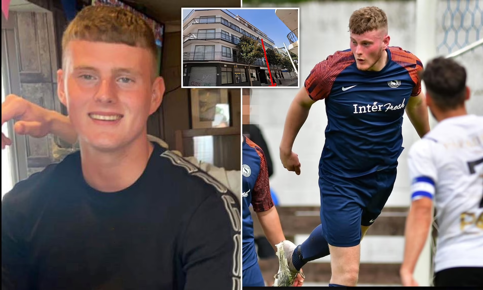 Carlisle Footballer Dies  After Falling From 3rd  Floor Of Hotel  In Spain