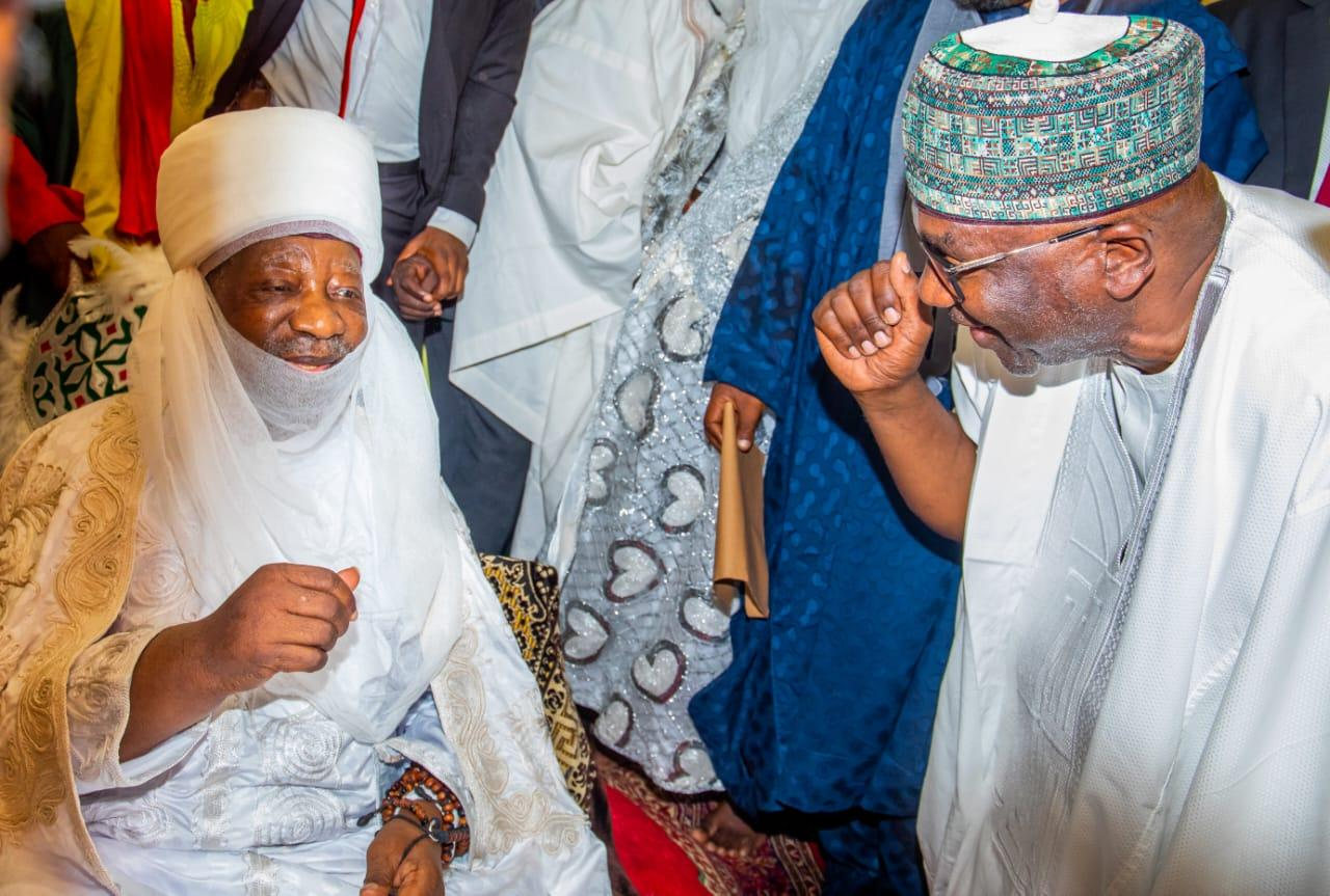 In Pictures: Gov AbdulRazaq, Ex-CJN Alfa Belgore , NASS Members, Oba Abdulraheem, Others Attend Eid Prayer In Ilorin