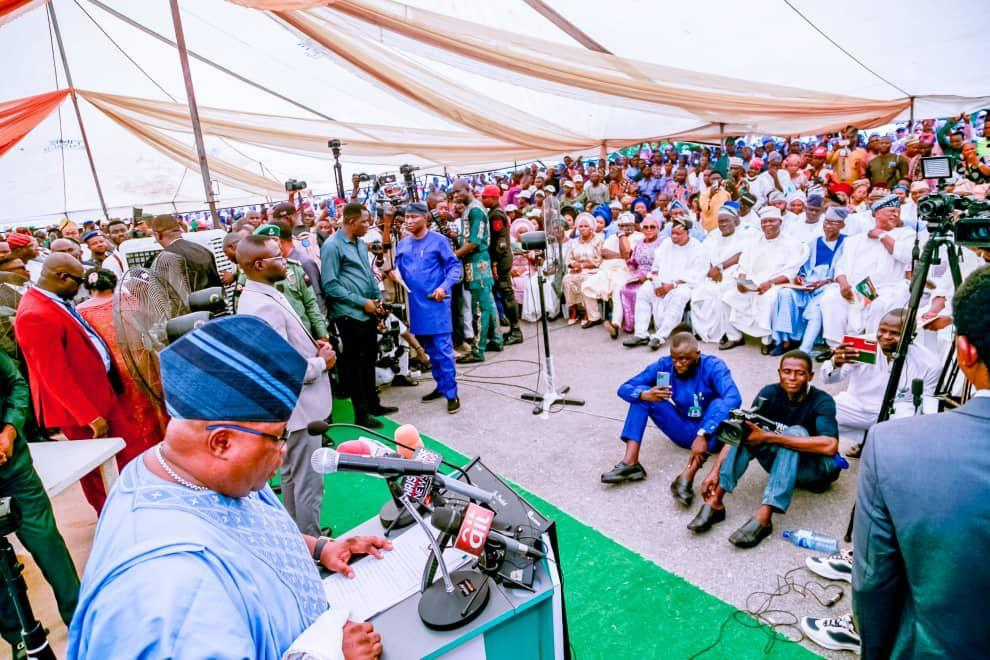 Gov Adeleke Swears In New Cabinet Members In Osogbo, Assigns Portfolios…Names Himself As Works Commissioner