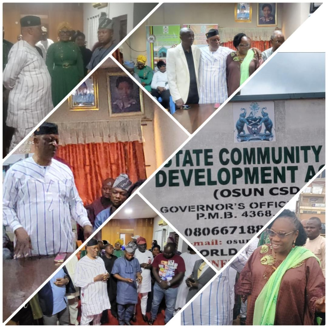 Osun Rural Development Commissioner Hits The Ground Running On First Day In Office