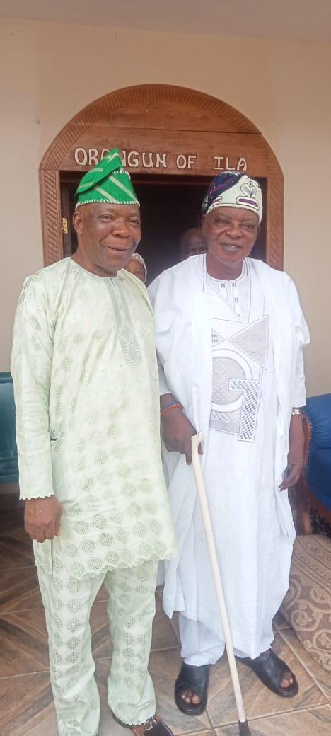 Ila College Of Education: Peter Babalola Assumes Office, Visits Oba Abdul Wahab Oyedotun