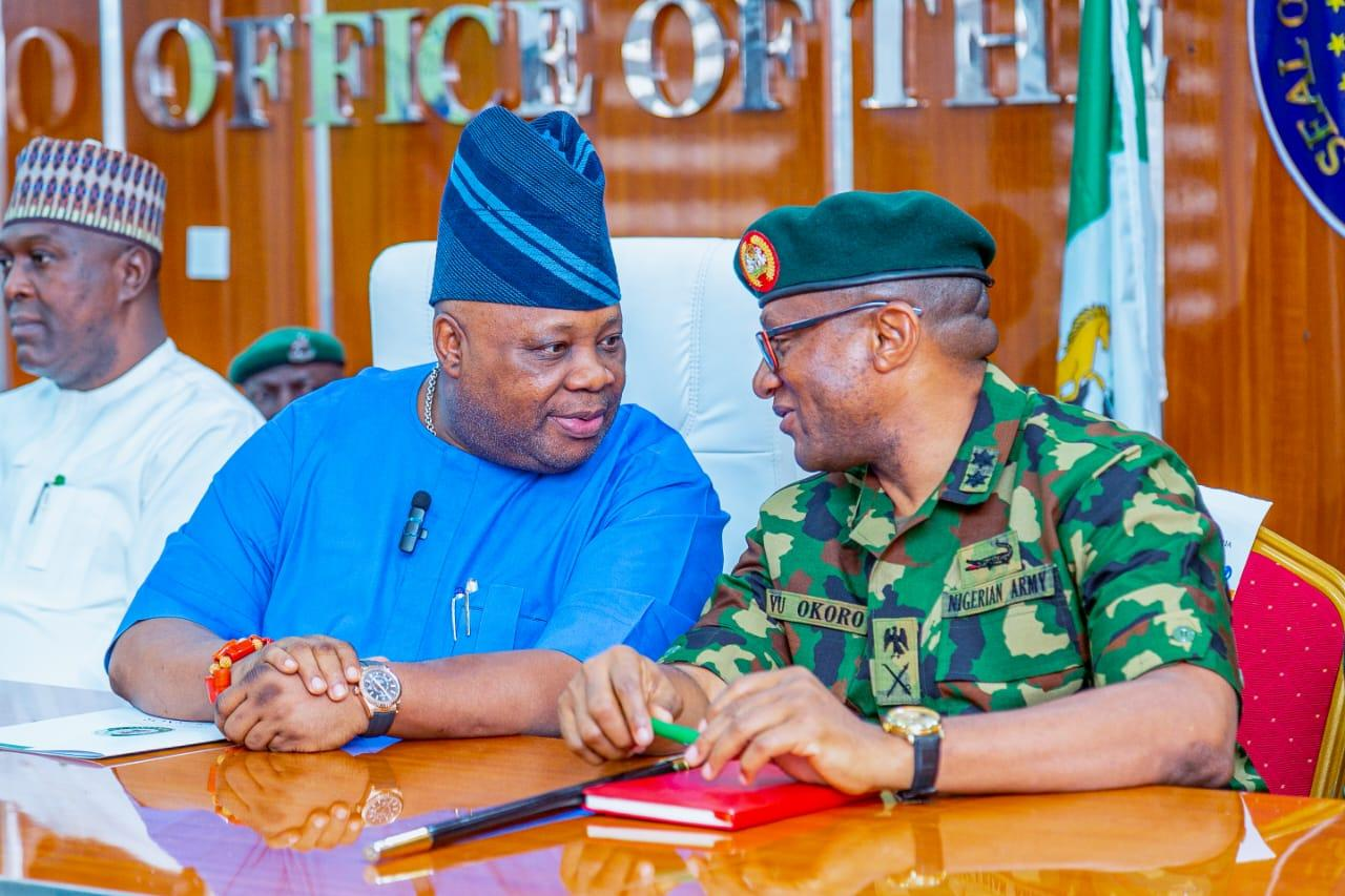 Gov Adeleke Calls For Establishment Of Task force To Strengthen Security In Southwest…  To  Present  2.1b  Bond Certificates To  Pensioners  In Osogbo Tomorrow