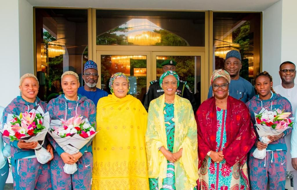 Remi Tinubu Hosts Super Falcons In Abuja, Commends Them For Doing Nigeria Proud