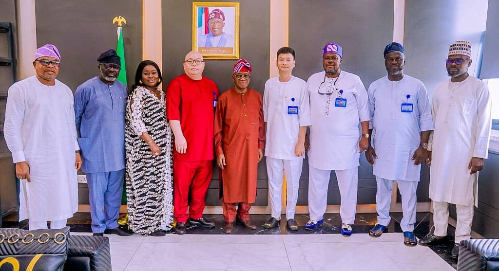 Gov Soludo, Zhenqian Nigeria Limited Delegation Visit Oyetola In Abuja