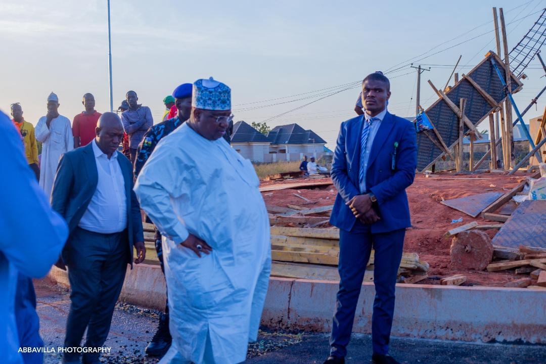 Gov Idris  Inspects  Intracity Road Projects In  Birnin Kebbi