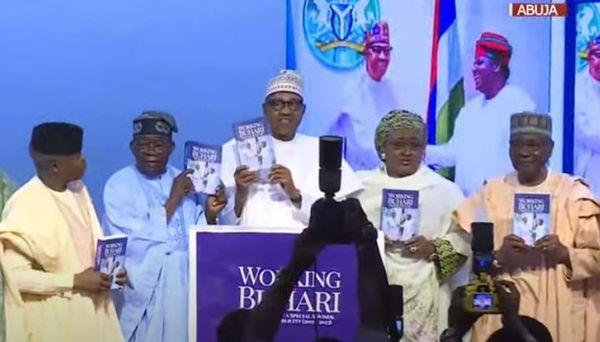 In Pictures:  For The 1st Time Since May 2023, President Tinubu, Buhari, Osinbajo Make Joint Appearance At Public Event In Abuja