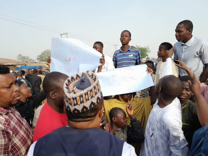 High Food Prices: Protesters Hit The Streets Of Ibadan