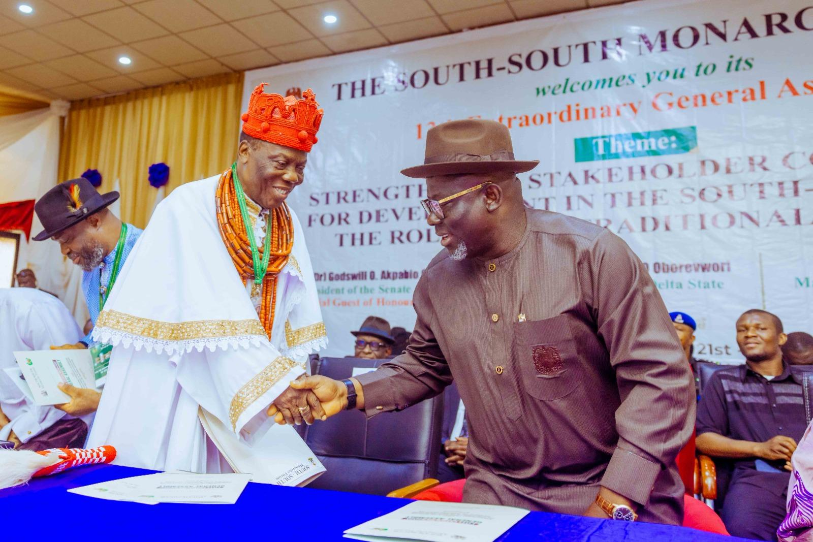 FOM 13th General Assembly: Gov Oborevwori Talks About Challenges Facing South-South, Seeks Constitutional Role For Traditional Rulers  