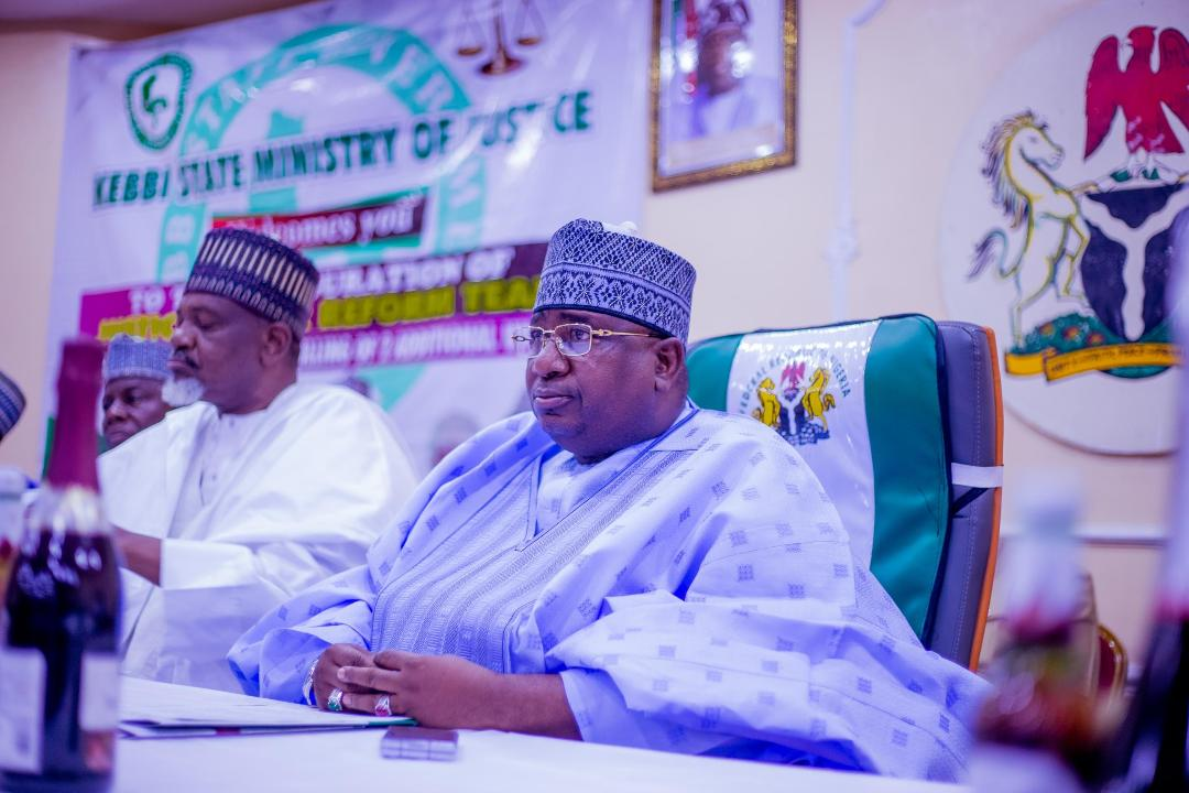 Gov Idris Inaugurates Justice Sector Reform Team In Birni Kebbi, Donates N100m To NBA