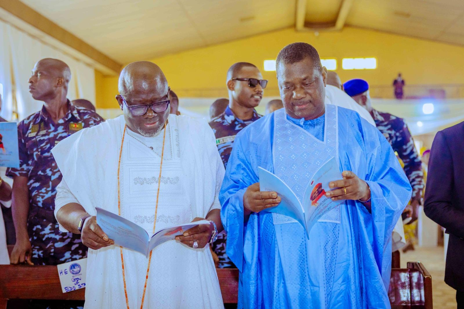 Akume, Gov  Oborevwori, Gov Obaseki, Other Prominent Nigerians Attend Memorial Mass Held For Asagba of Asaba In Asaba 