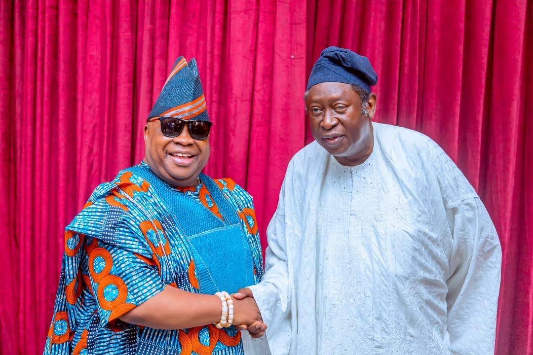 Wale Babalakin Promises Support For Osun Govt During Gov Adeleke’s Visit To His Residence In Gbongan