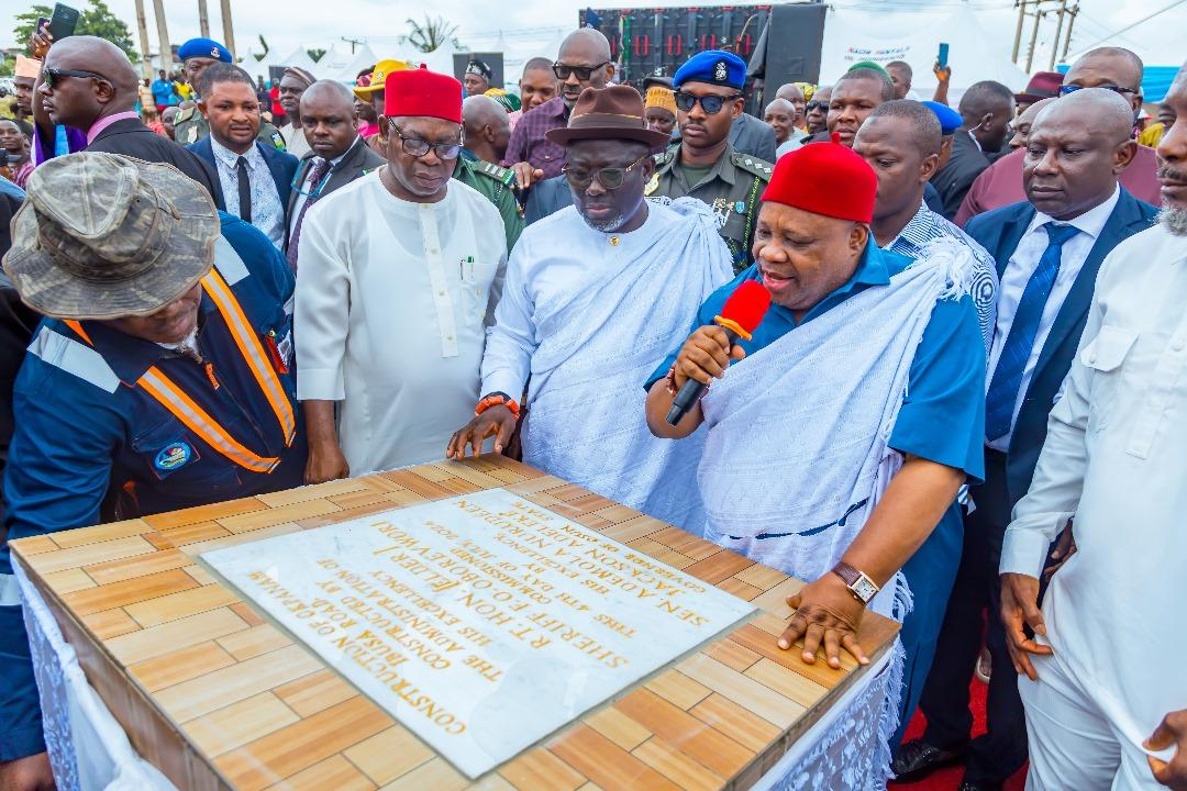 Gov Oborevwori Promises Credible LG Elections As Gov Adeleke Inaugurates Okpanam-Ibusa Bypass Project In Delta