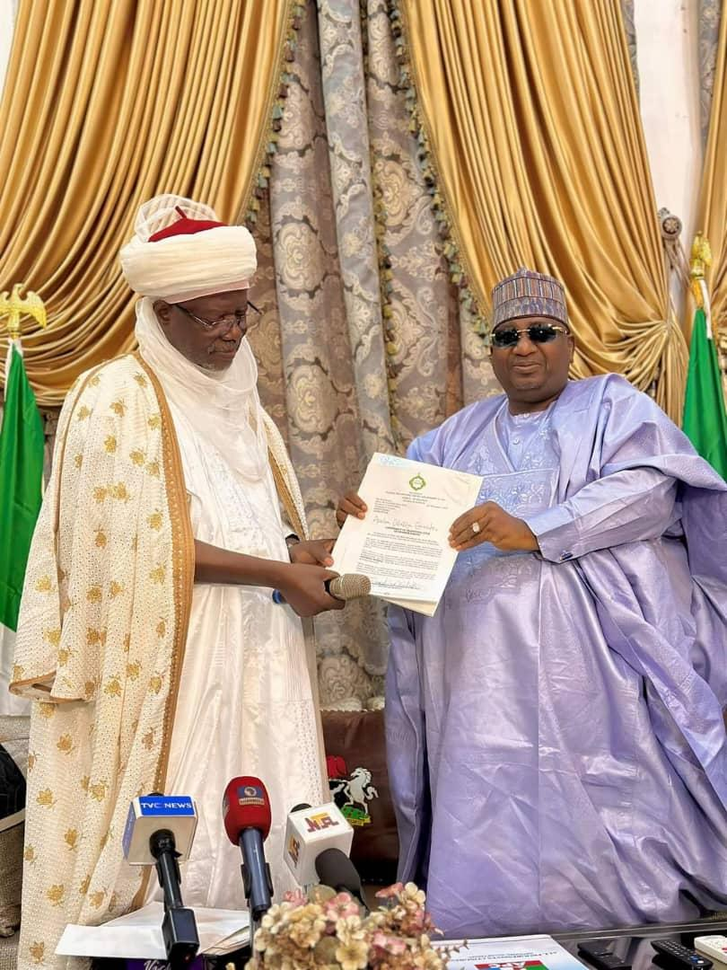 Sultan Of Sokoto Honours Kebbi Governor With Chieftaincy Title