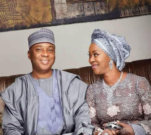 33rd Wedding Anniversary: Saraki Posts Stunning Picture Of Himself And Wife