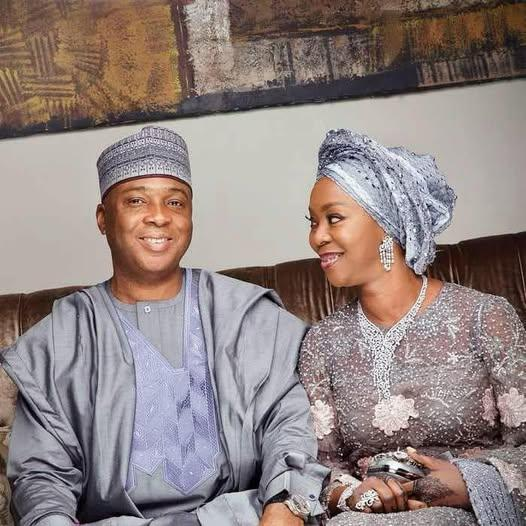 33rd Wedding Anniversary: Saraki Posts Stunning Picture Of Himself And Wife