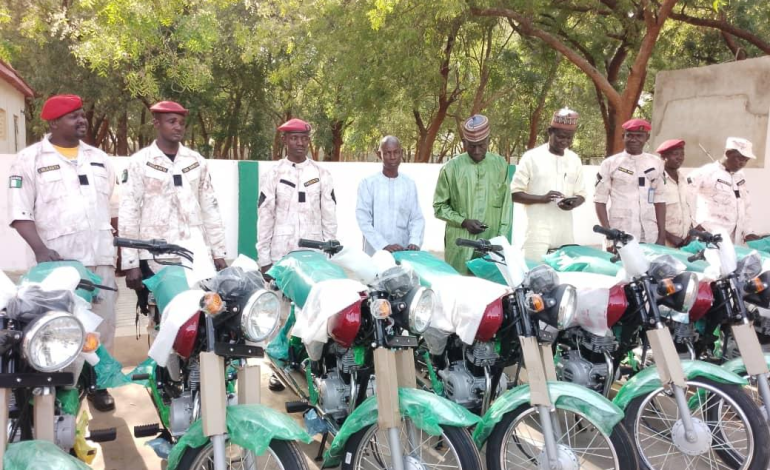 Gov Nasir Idris Distributes Fresh Batch Of Motorcycles To Govt House Workers